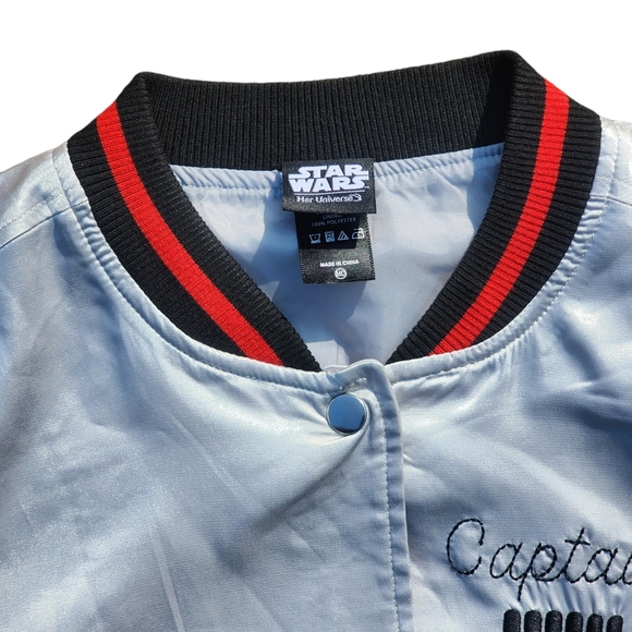 Her Universe Star Wars Captain Phasma Bomber Jacket - Picture 6 of 7